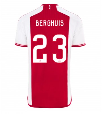 Ajax Steven Berghuis #23 Kotipaita 2023-24 Lyhyet Hihat